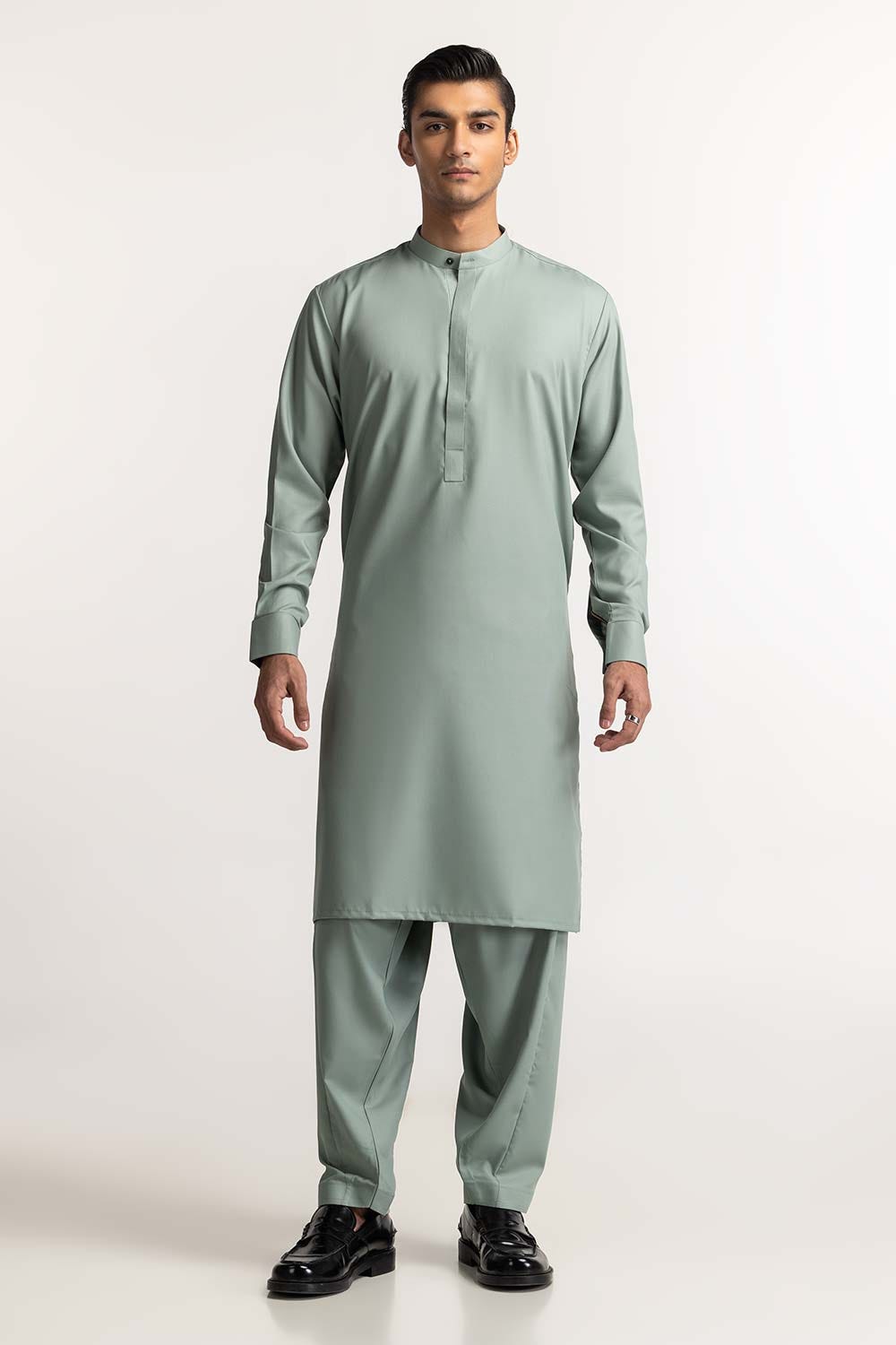 Green Basic Suit SK-PSD24-004