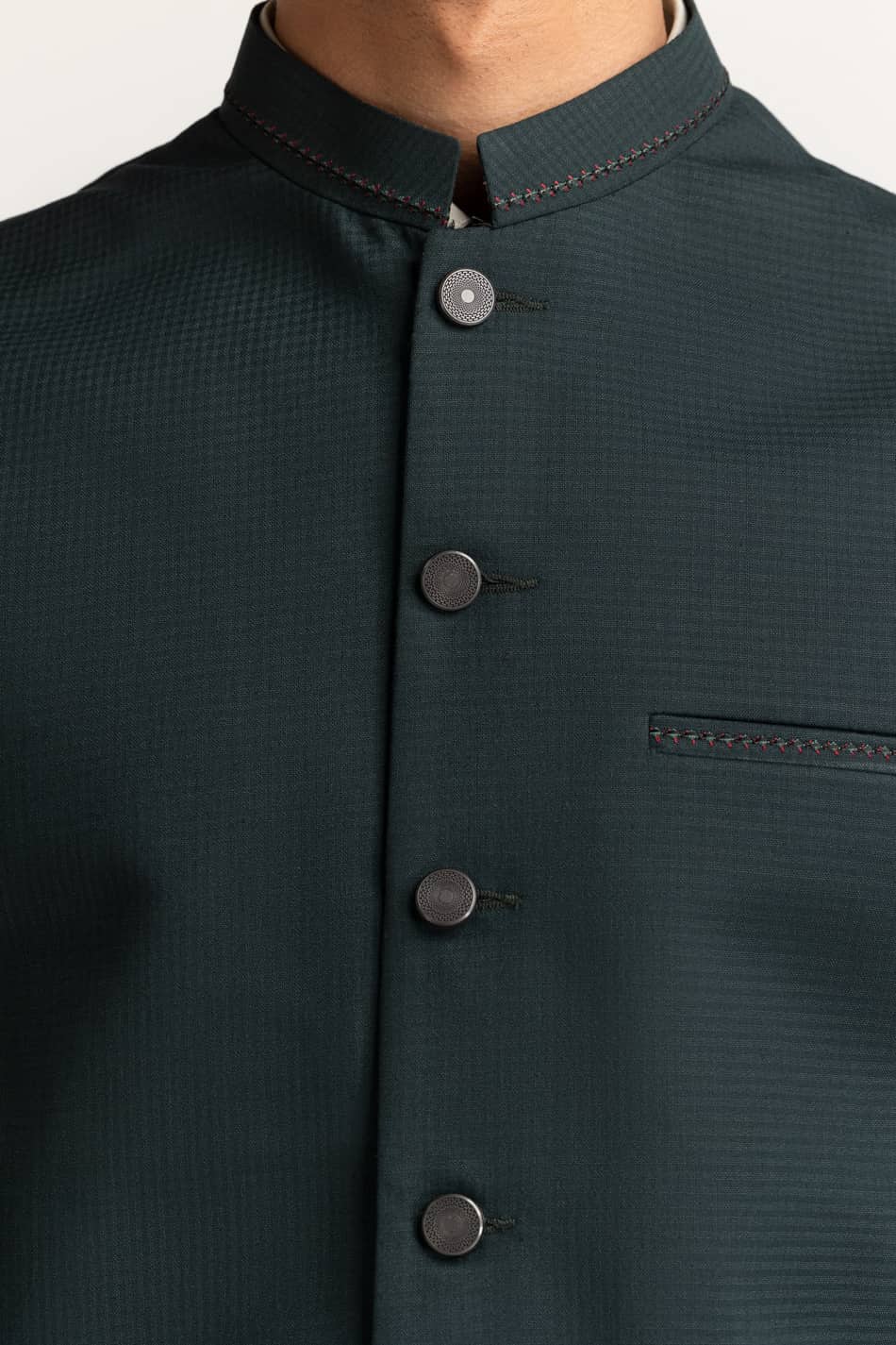Green Basic Waistcoat WC-PD24-010