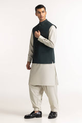 Green Basic Waistcoat WC-PD24-010