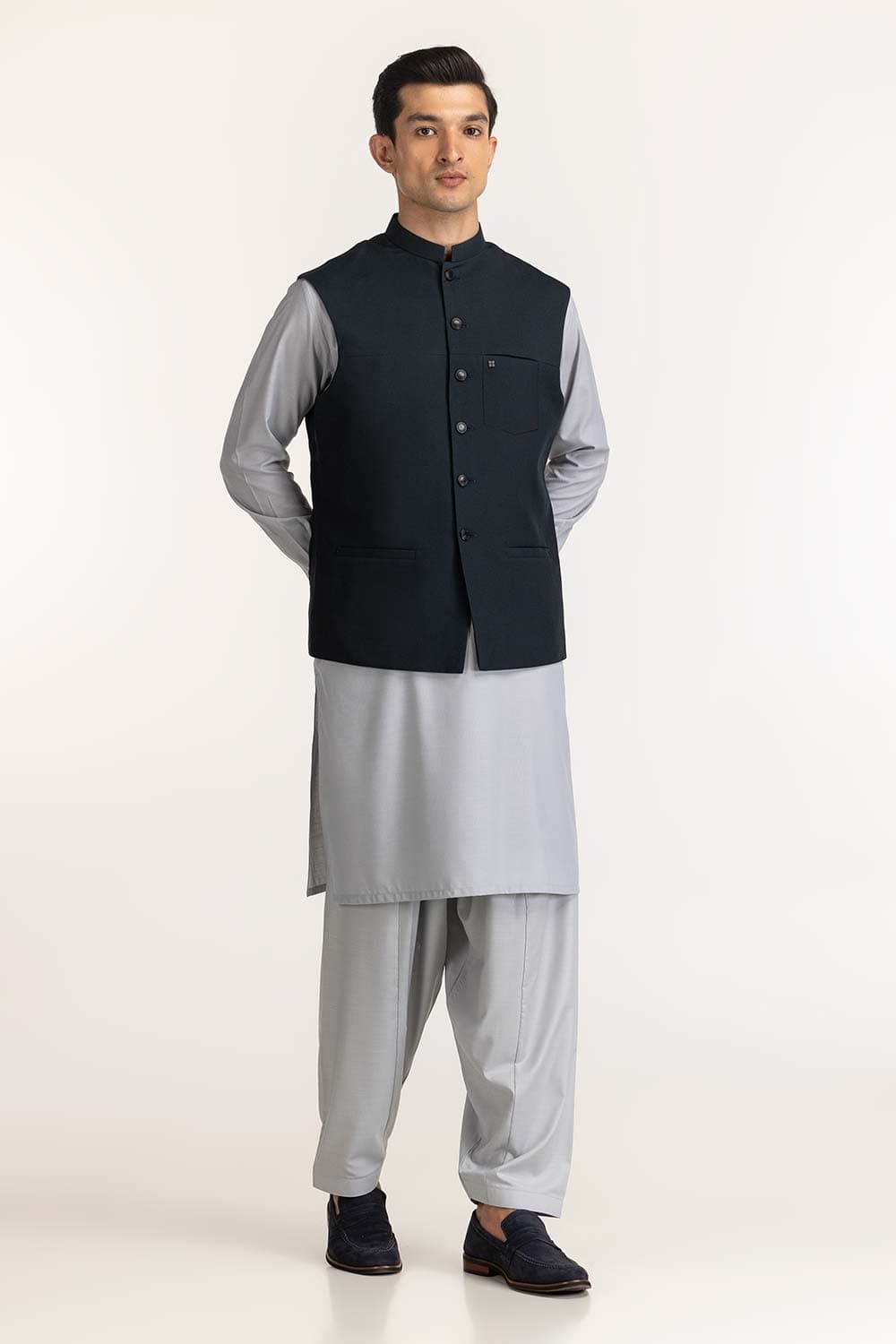 Green Basic Waistcoat WC-PD24-024