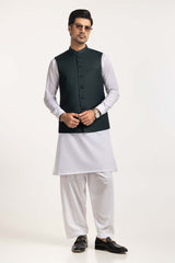 Green Basic Waistcoat WC-PD24-032