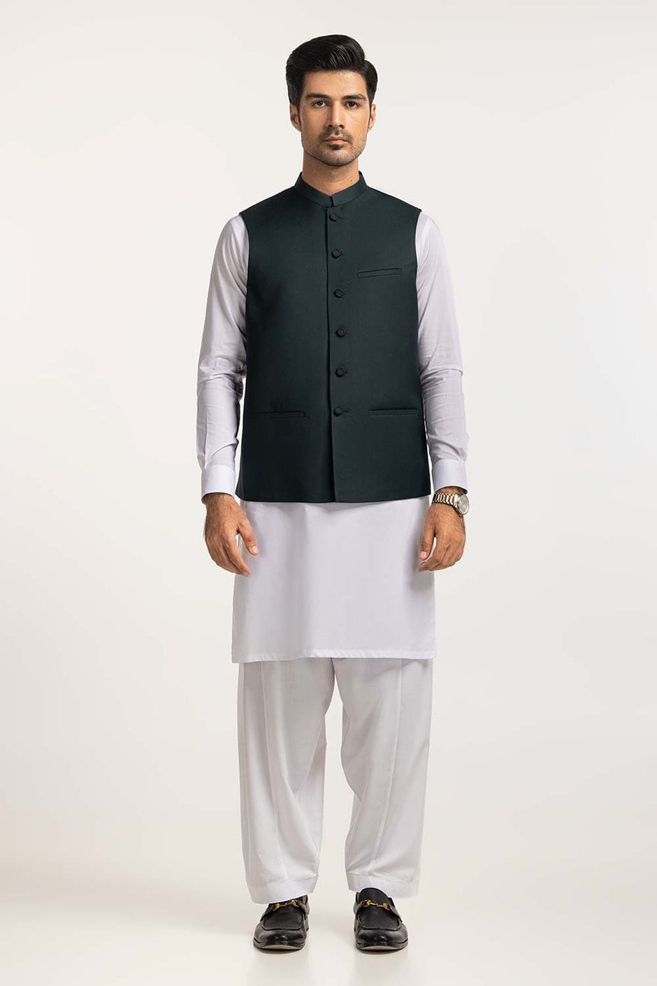 Green Basic Waistcoat
