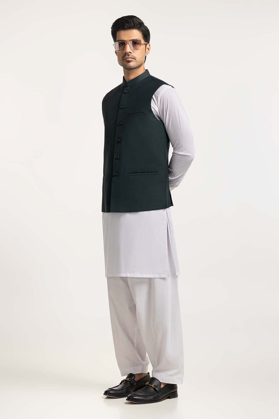 Green Basic Waistcoat