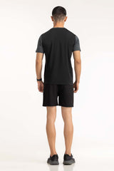Green Black Textured Tee AW-TS23-012
