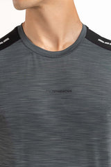 Green Black Textured Tee AW-TS23-012