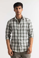 Green Checkered Casual Shirt MN-CS-SS24-035