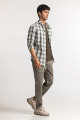 Green Checkered Casual Shirt MN-CS-SS24-035