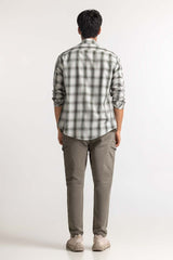 Green Checkered Casual Shirt MN-CS-SS24-035