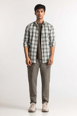 Green Checkered Casual Shirt MN-CS-SS24-035