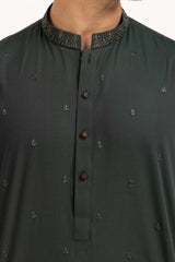 Green Embroidered Suit SK-E24-012