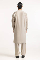 Beige Embroidered Suit SK-E24-036