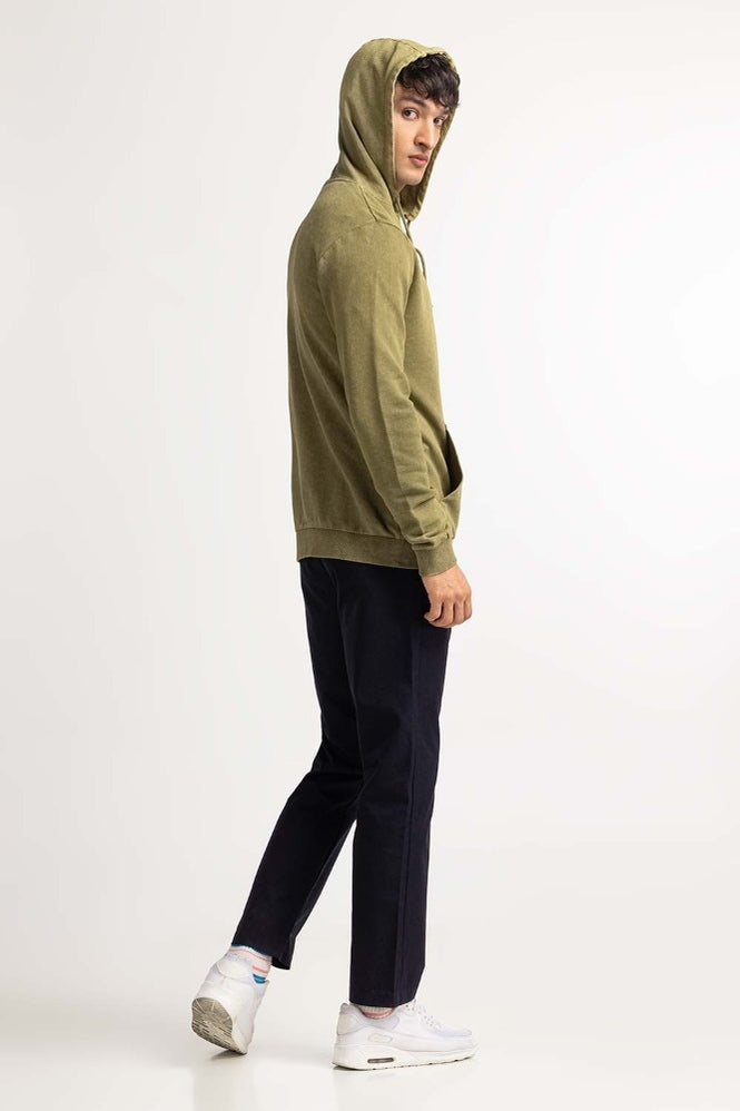 Green Pullover Hoodie MN-POH-WS23-018