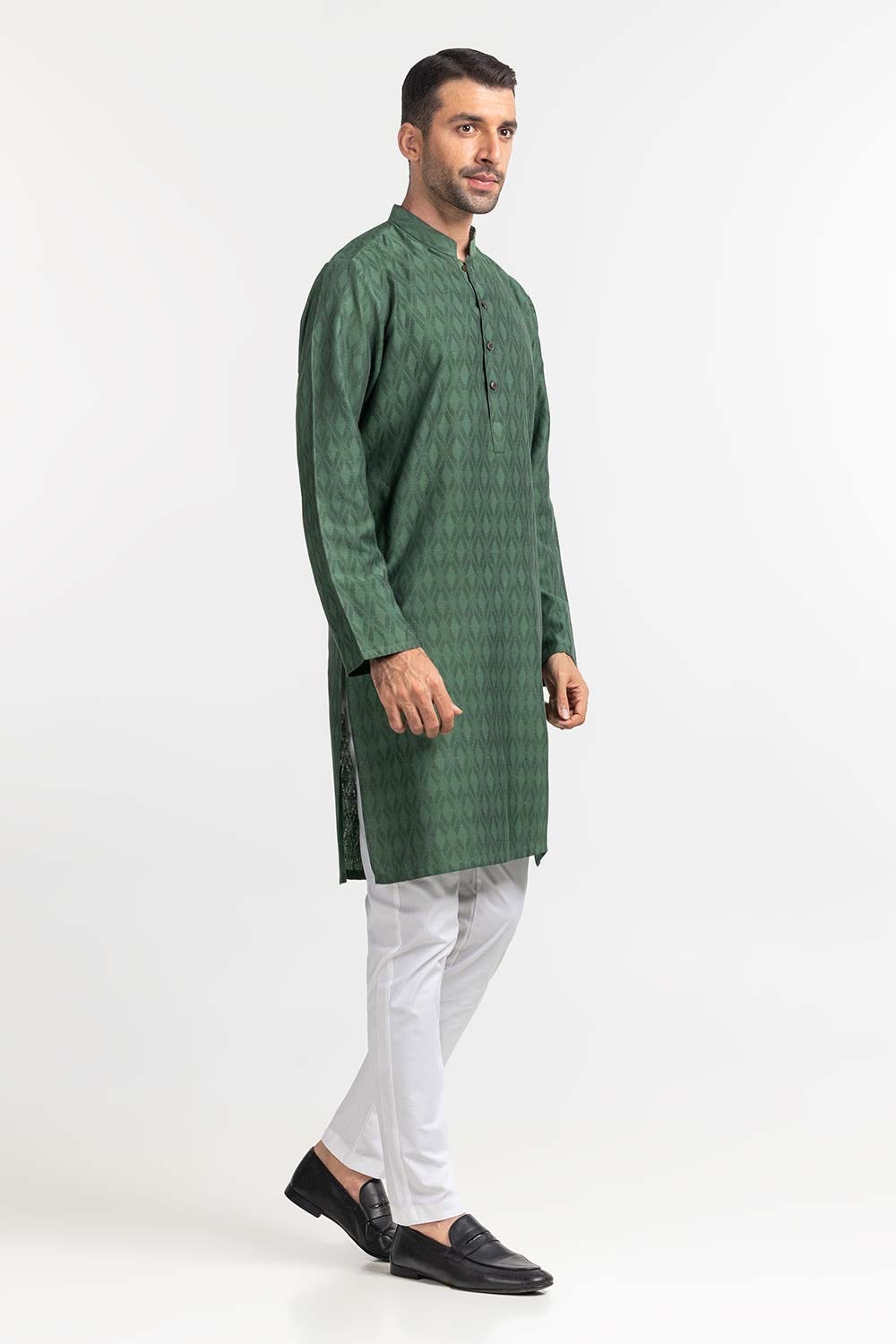 Green Styling Kurta KR-STY24-032