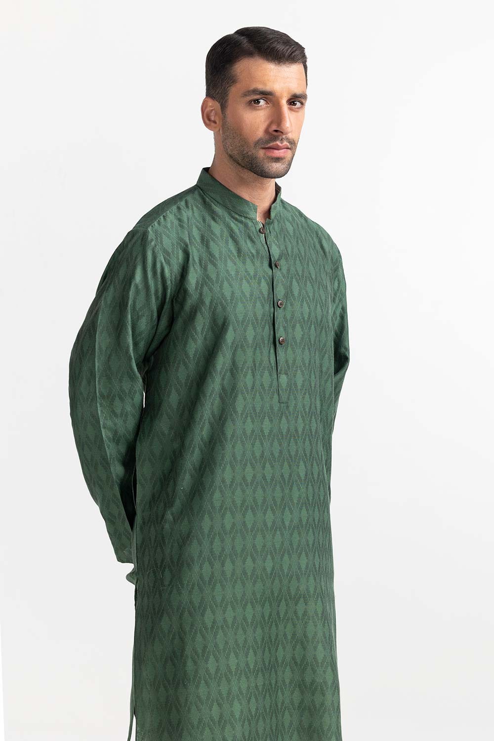 Green Styling Kurta KR-STY24-032