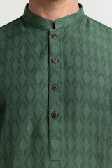 Green Styling Kurta KR-STY24-032