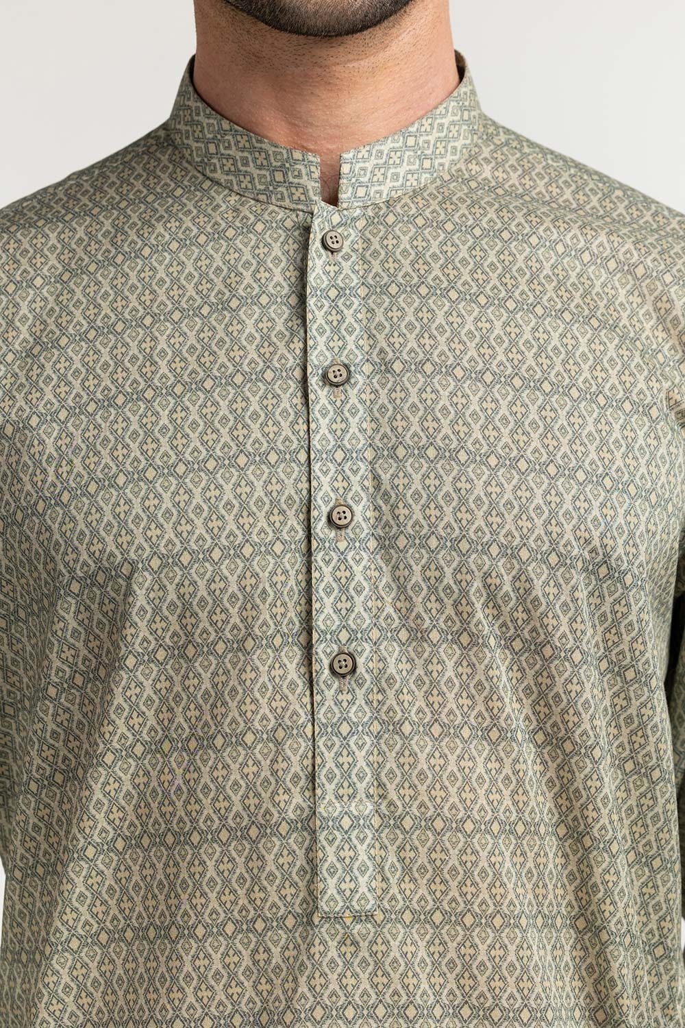 Green Styling Kurta KR-STY24-064