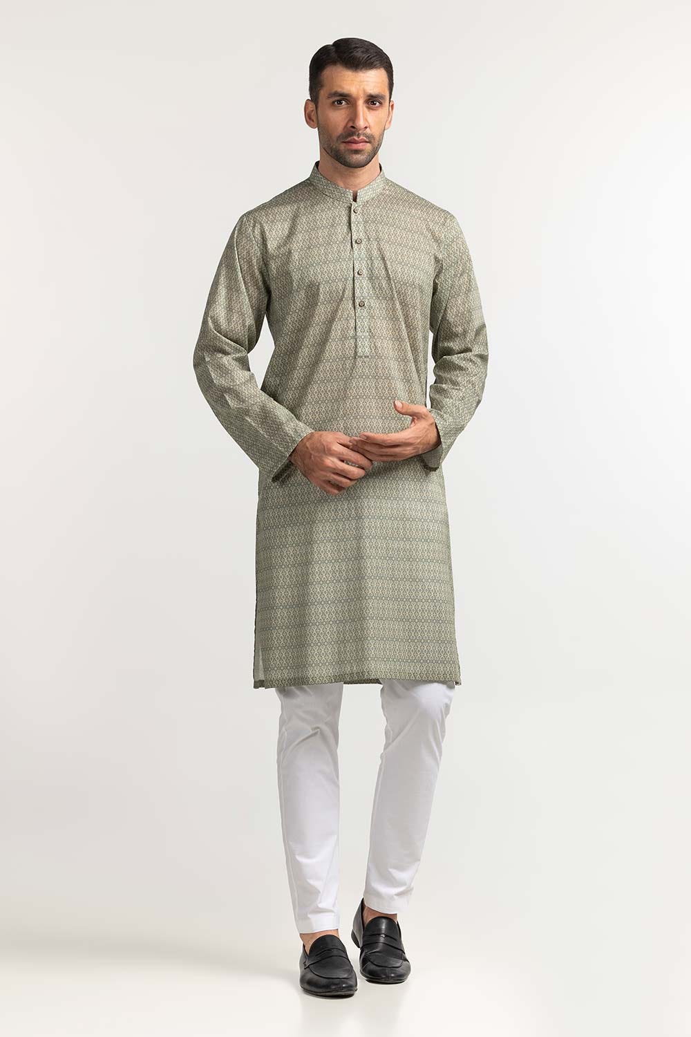 Green Styling Kurta KR-STY24-064