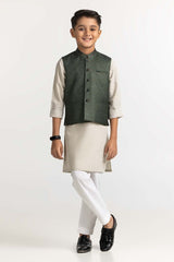 Green Styling Waist Coat KWC-PD23-017