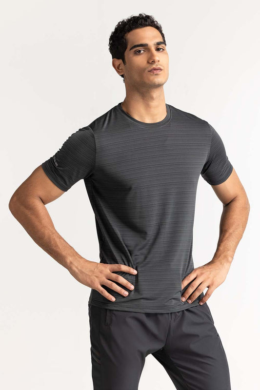 Green Textured Tee AW-TS24-017