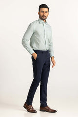 Green White Stripe Formal Shirt MN-FS-YD24-027