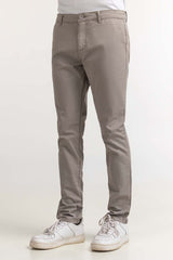 Grey Basic Dyed Khaki Pant MN-TRKH- WS23-001 A