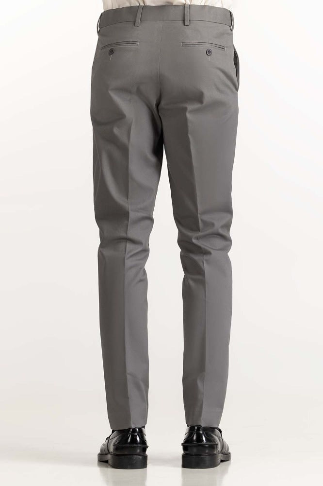 Grey Basic Formal Chino Trouser MN-TR-FC23-006