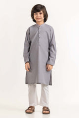 Grey Basic Kurta KR-KPLN22-070