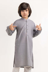 Grey Basic Kurta KR-KPLN22-070
