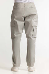 Grey Basic Trouser MNTRCSS24001-A