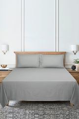 Grey Cube T-225 Bed Sheet Set