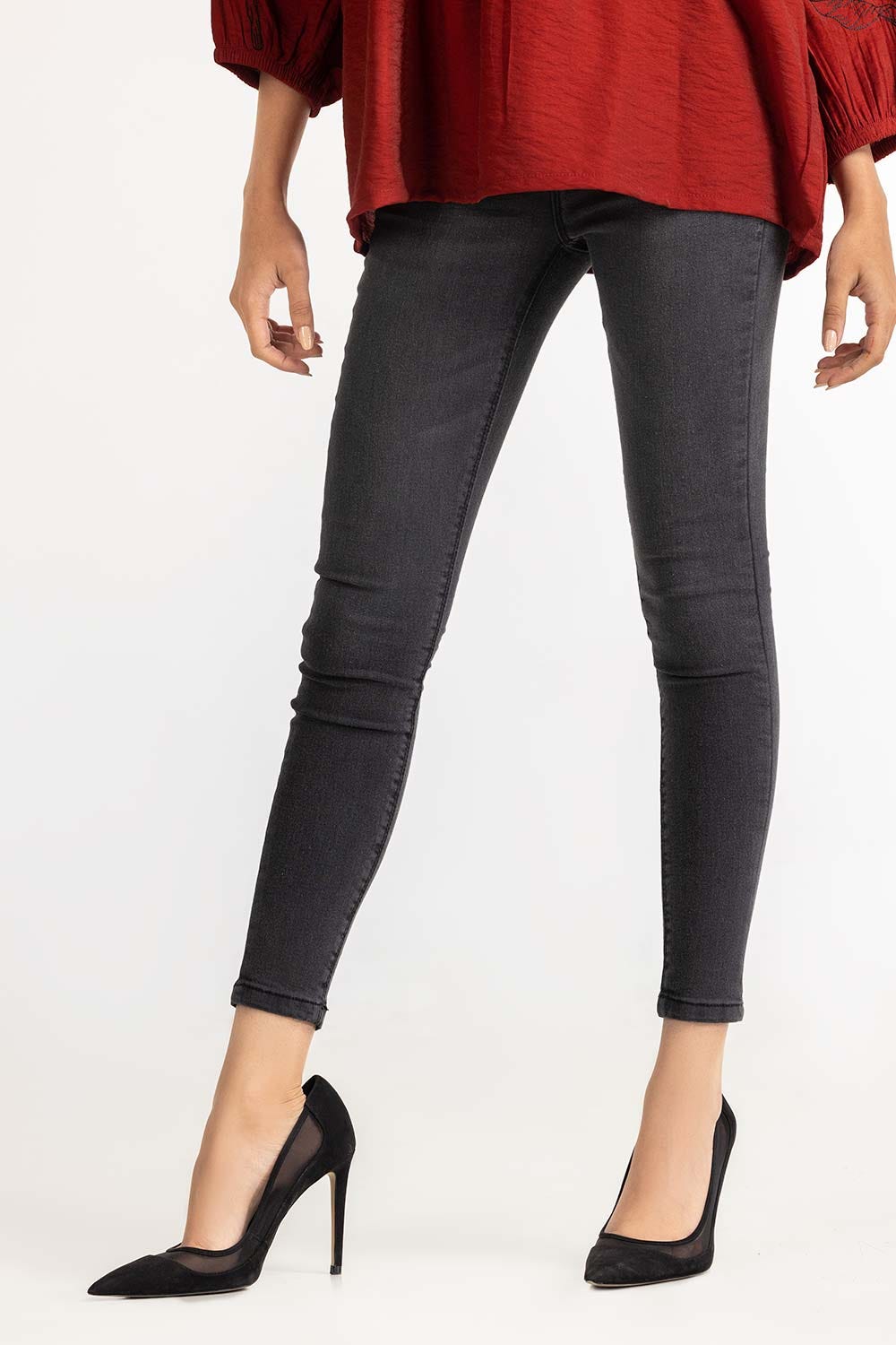 Grey Denim Jeans 231-221-001 C