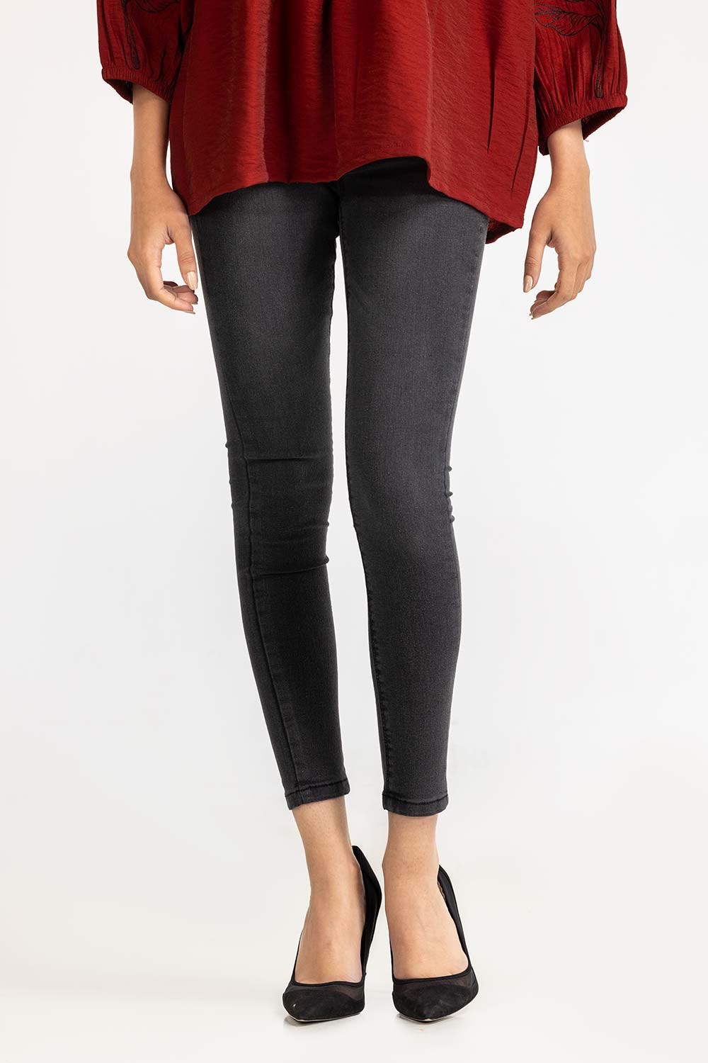 Grey Denim Jeans 231-221-001 C