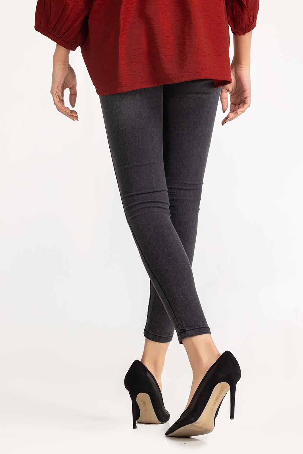 Grey Denim Jeans 231-221-001 C