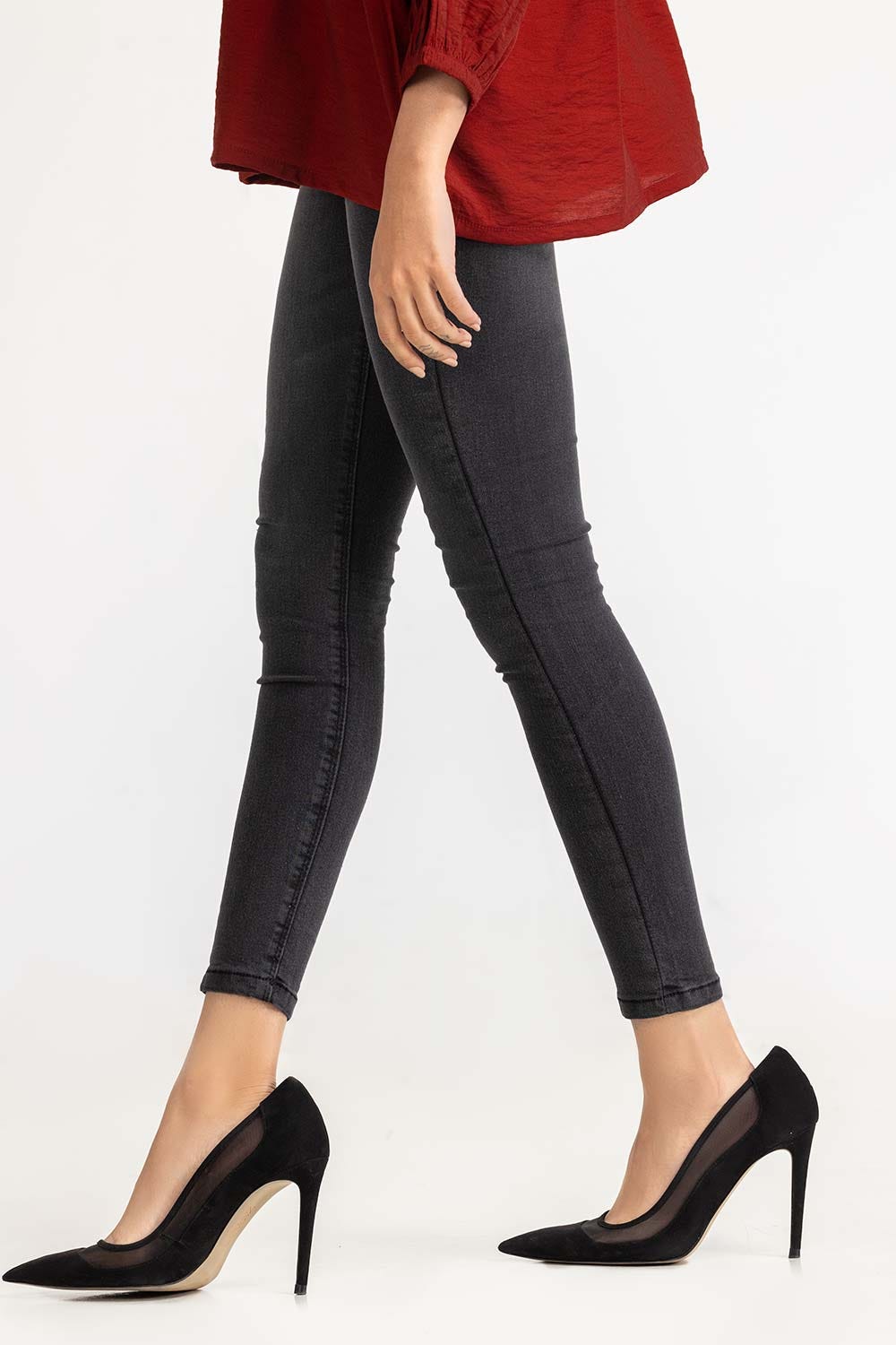 Grey Denim Jeans 231-221-001 C