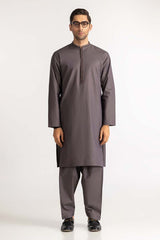 Grey Embroidered Suit SK-E24-016