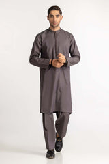 Grey Embroidered Suit SK-E24-016