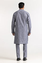 Grey Embroidered Suit SK-E24-034