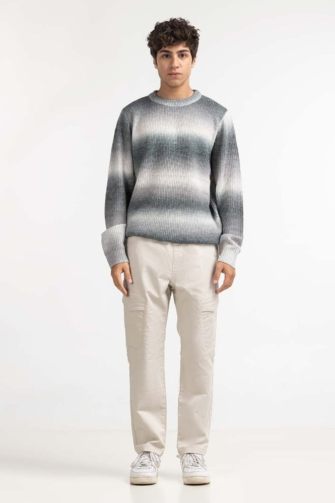 Grey Fashion Sweater MN-SWT-WS23-084
