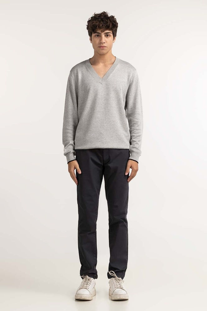 Grey Fashion Sweater MN-SWT-WS23-182B