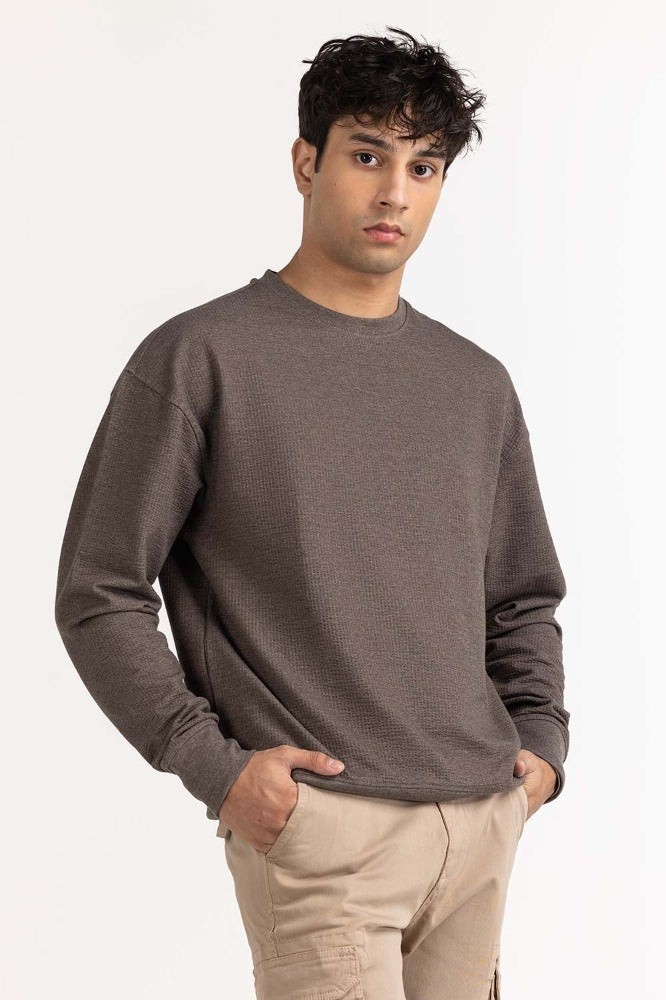 Grey Fashion Sweatshirt MN-SWS-WS23-001