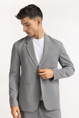 Grey Formal Blazer BLAZER MN-BLZ-WS23-002
