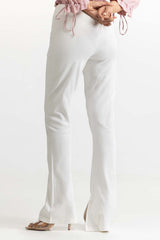 Grey Knit Trouser 231-220-012 B