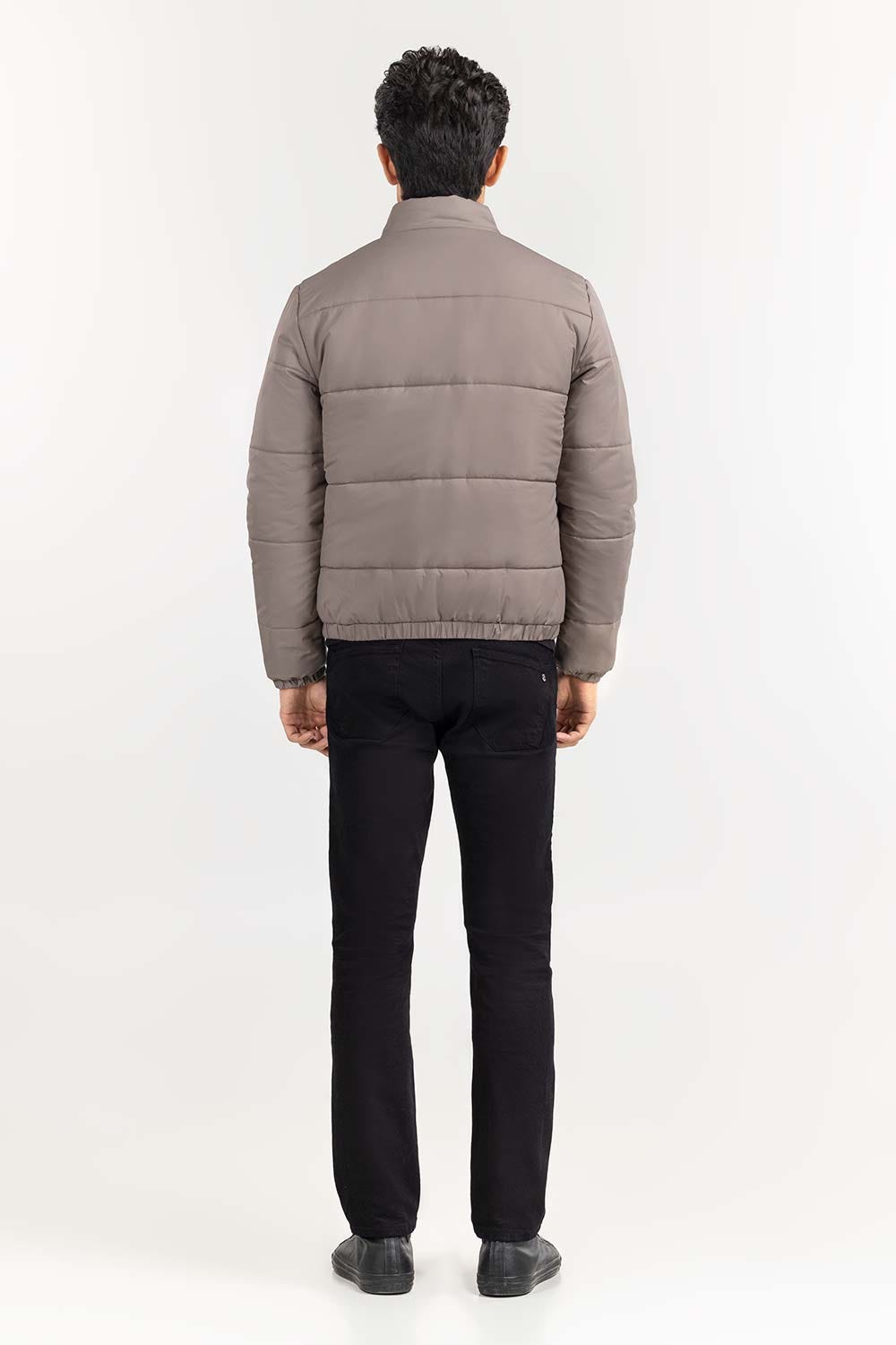 Grey Puffer Jacket JKT-WOV22-016