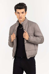 Grey Puffer Jacket JKT-WOV22-016