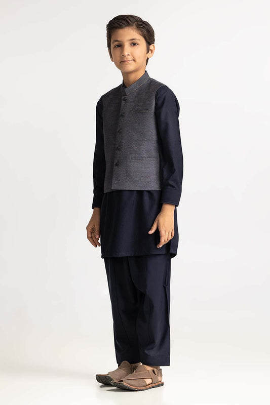 Grey Styling Waist Coat KWC-PD24-004