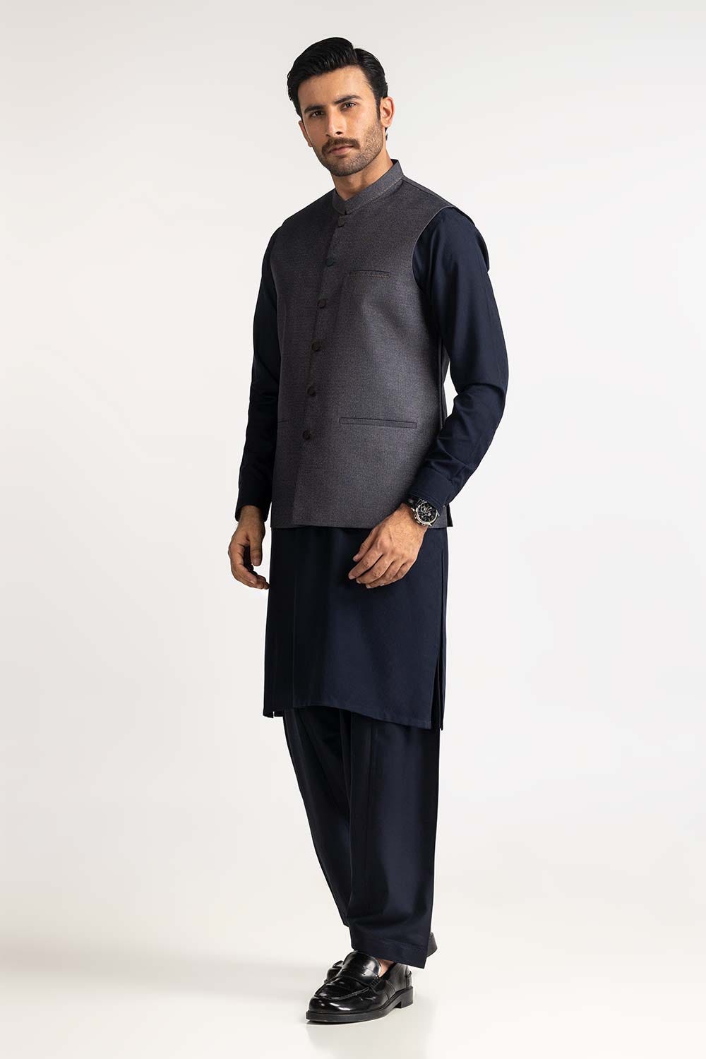 Grey Styling WaistCoat WC-PD24-004