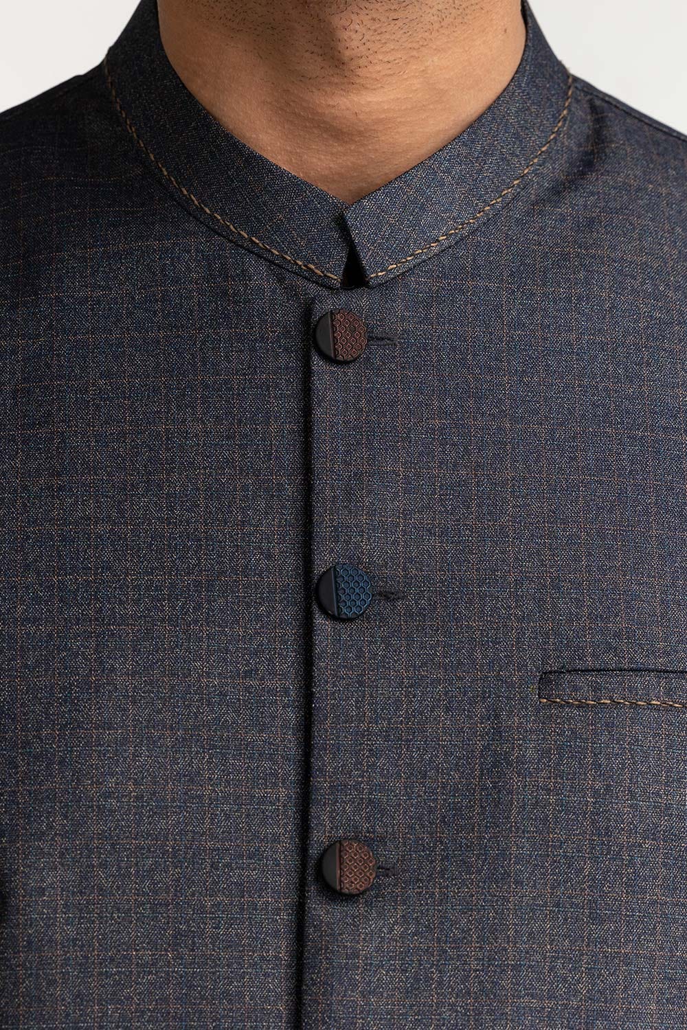 Grey Styling WaistCoat WC-PD24-004