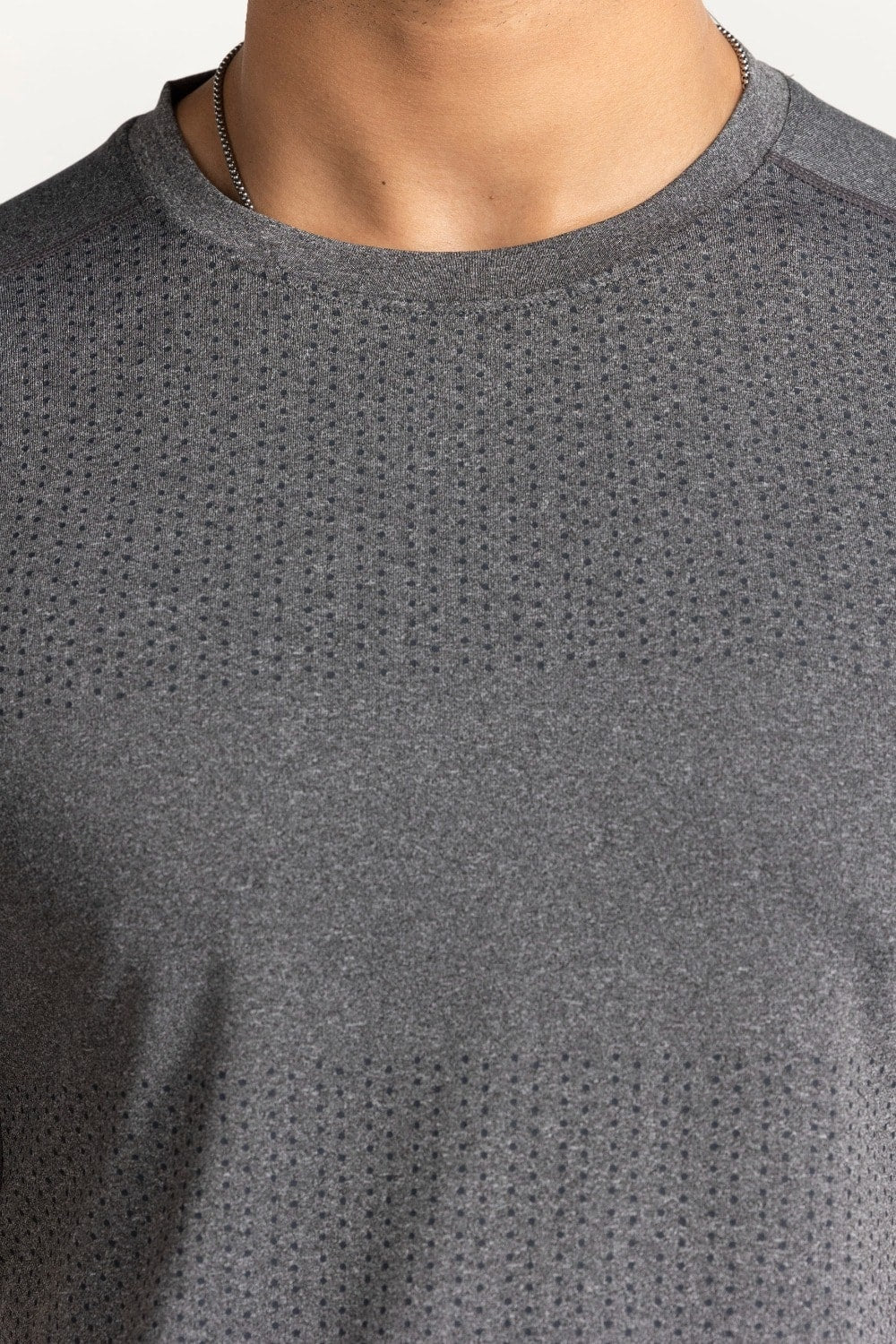 Grey Textured Tee AW-TS24-007