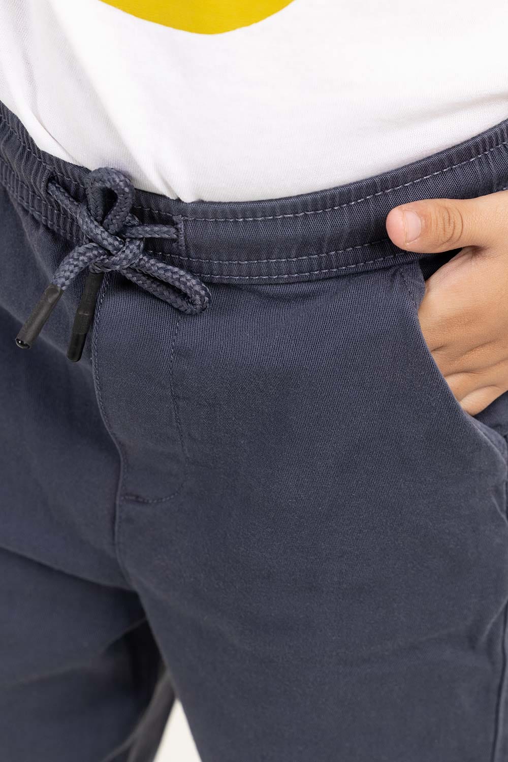 Toddler Boy Grey Basic Trouser Slim TBNB-2210004 B