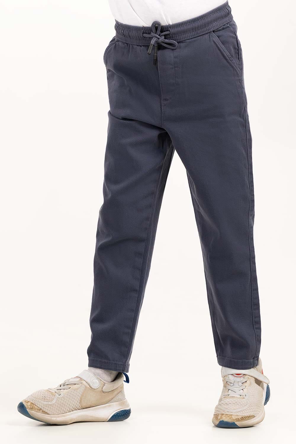 Toddler Boy Grey Basic Trouser Slim TBNB-2210004 B